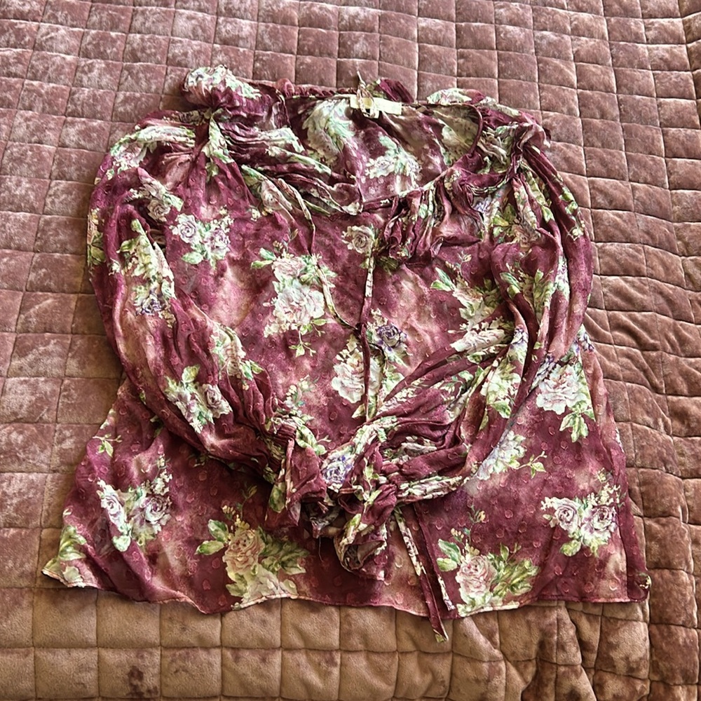 Love shack fancy blouse , summer/ spring ,